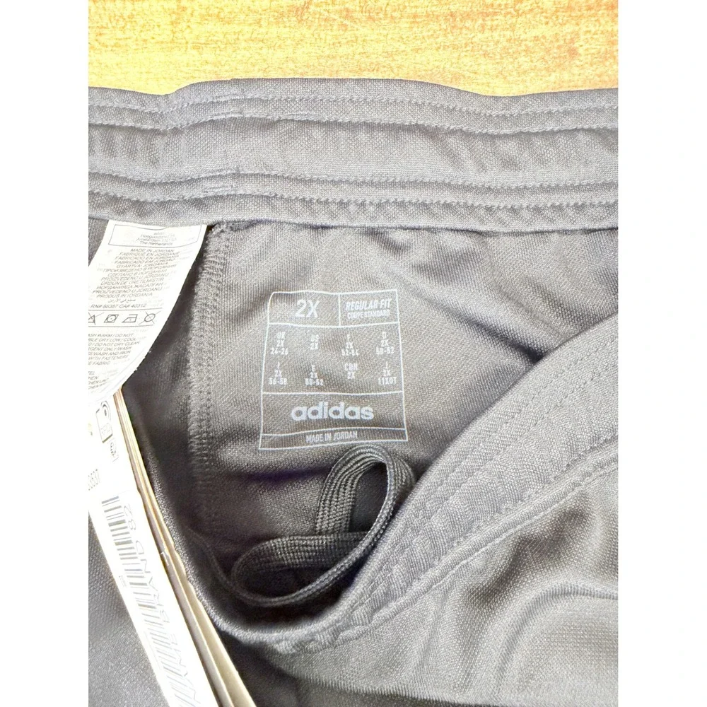 Adidas Tiro Black White Stripe Athletic Training Pants  Mens 2X NWT